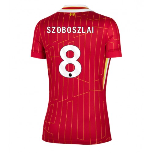 Dámy Fotbalový dres Liverpool Dominik Szoboszlai #8 2024-25 Domácí Krátký Rukáv